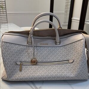 Michael Kors Gray Monogram luggage Bag